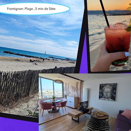 La Perle Bleue, 100 M De La Plage, Parking, Wifi Frontignan Kültér fotó
