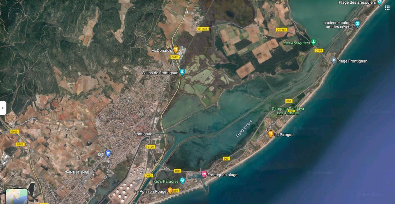La Perle Bleue, 100 M De La Plage, Parking, Wifi Frontignan Kültér fotó
